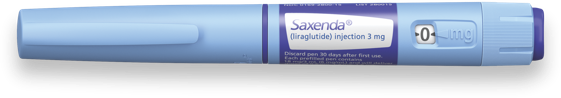 Staying on Saxenda® pen graphic